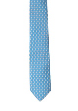 TEDDY BEAR PRINTED SILK TIE