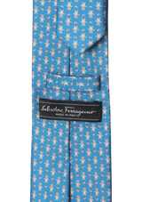 TEDDY BEAR PRINTED SILK TIE