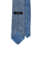 GEOMETRIC SILK TIE