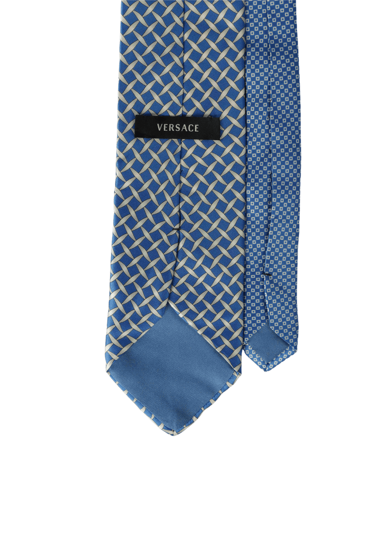 GEOMETRIC SILK TIE