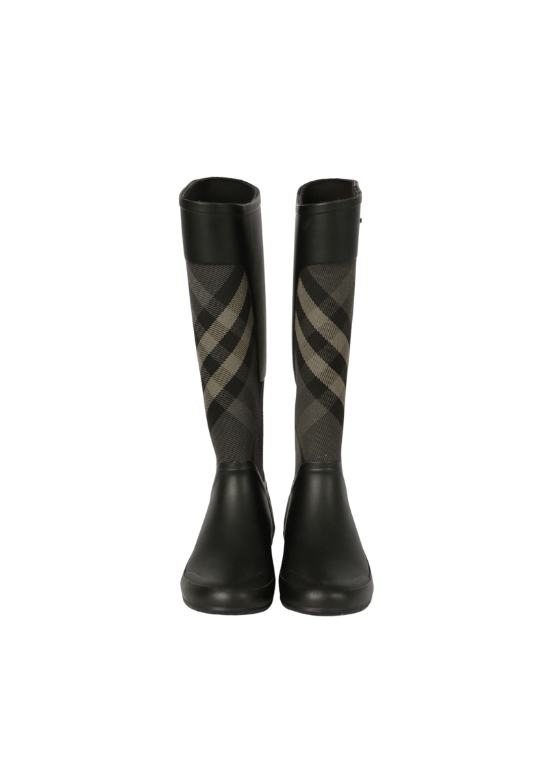 CLEMENCE NOVA CHECK RAIN BOOTS 35