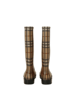 NOVA CHECK RUBBER RAIN BOOTS 36.5