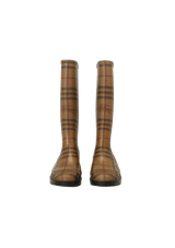 NOVA CHECK RUBBER RAIN BOOTS 36.5