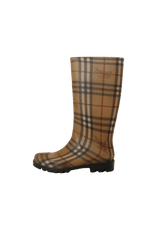 NOVA CHECK RUBBER RAIN BOOTS 36.5