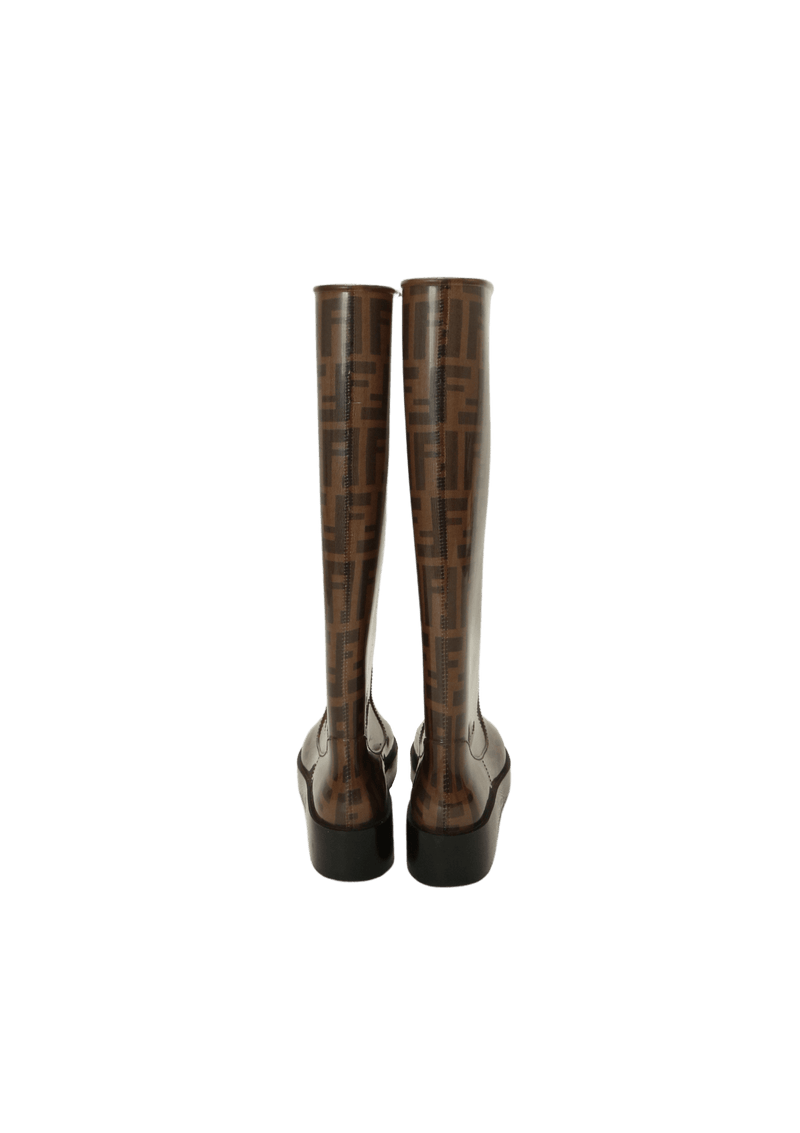 ZUCCA FF LOGO RUBBER BOOTS 35