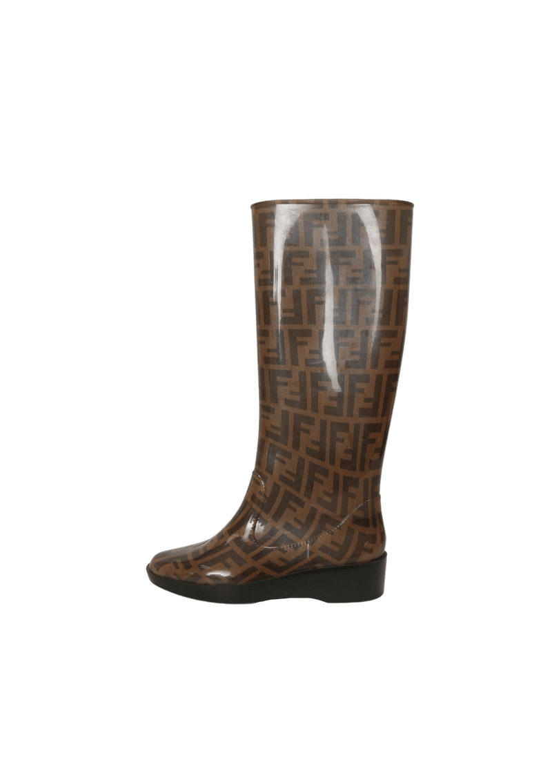 ZUCCA FF LOGO RUBBER BOOTS 35