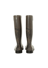 RUBBER LACE RAIN BOOTS 34