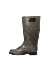RUBBER LACE RAIN BOOTS 34