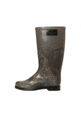 RUBBER LACE RAIN BOOTS 34