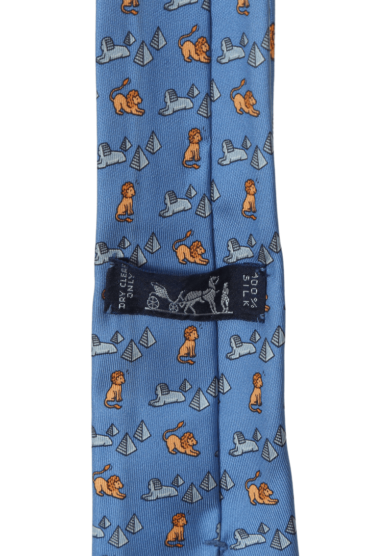 PRINTED SILK TIE