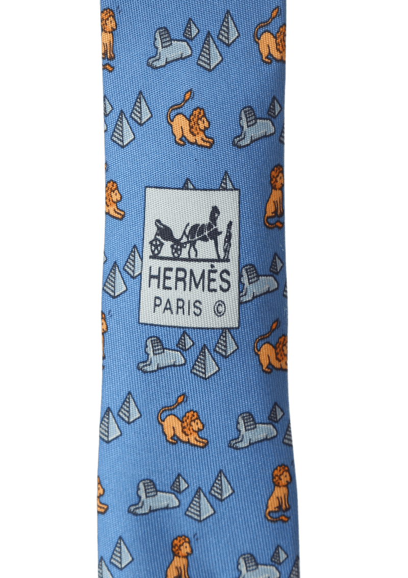 PRINTED SILK TIE