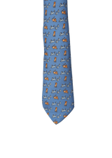 PRINTED SILK TIE