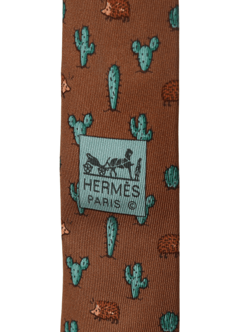 PRINTED SILK TIE