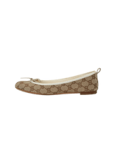GG CANVAS BALLET FLATS 37,5