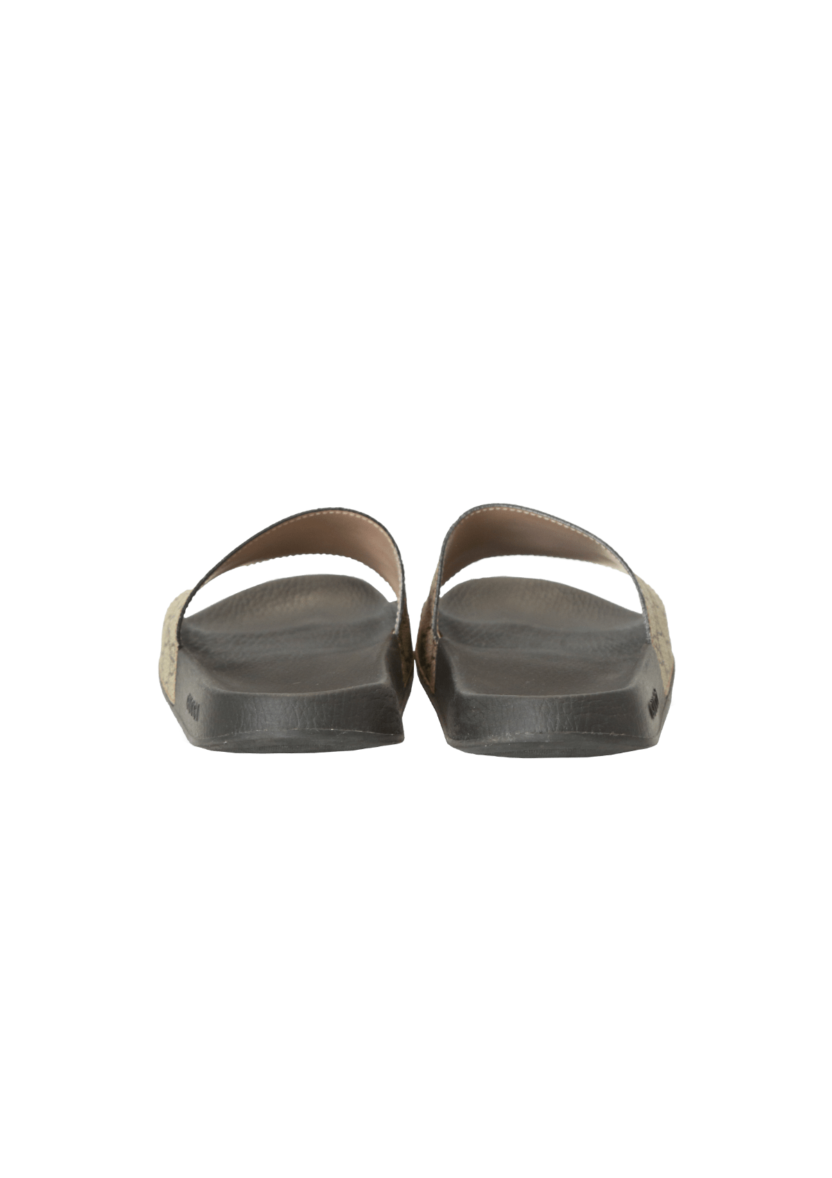 Gucci GG Supreme Wolf Slides 42 Bege Original Gringa