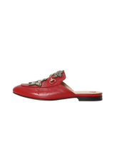 HORSEBIT ACCENT LEATHER MULES 38
