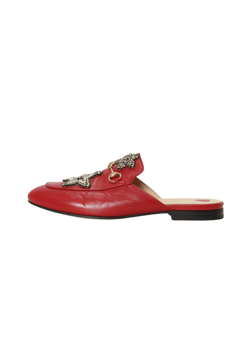 HORSEBIT ACCENT LEATHER MULES 38