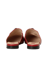 HORSEBIT ACCENT LEATHER MULES 38