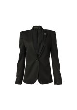 INTERLOCKING GG WOOL BLAZER 36