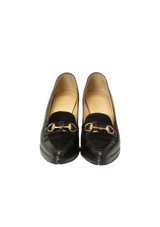 LEATHER HORSEBIT PUMPS 35.5