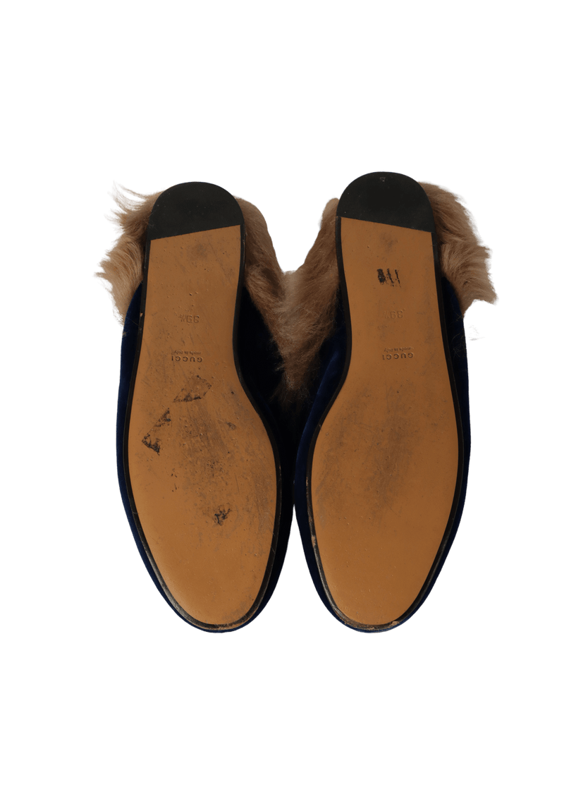 VELVET PRINCETOWN HORSEBIT MULES 37.5