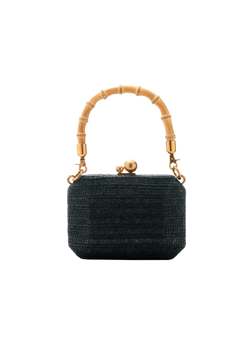 BOLSA CLUTCH PALHA BAMBU