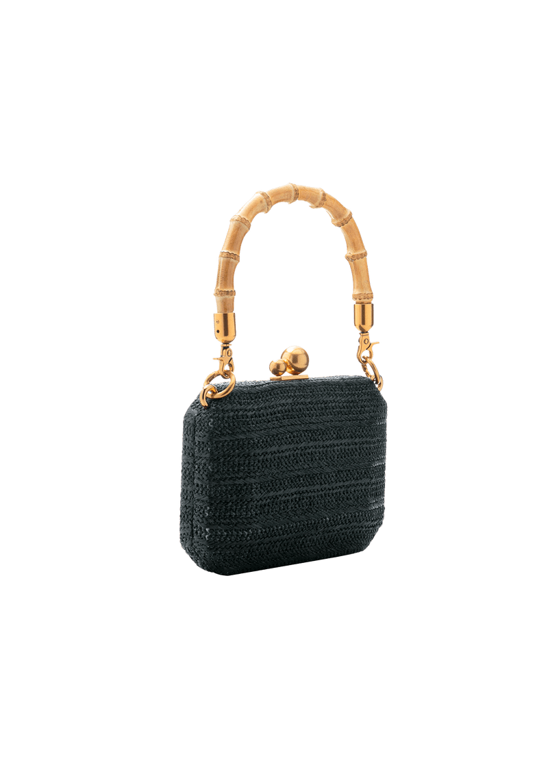 BOLSA CLUTCH PALHA BAMBU