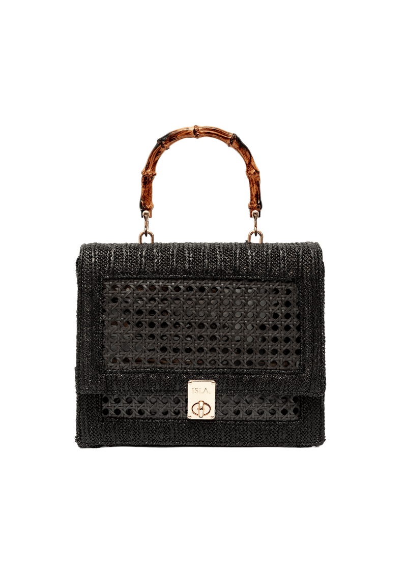 BOLSA SATCHEL ESSENTIALS EM PALHA INDIANA