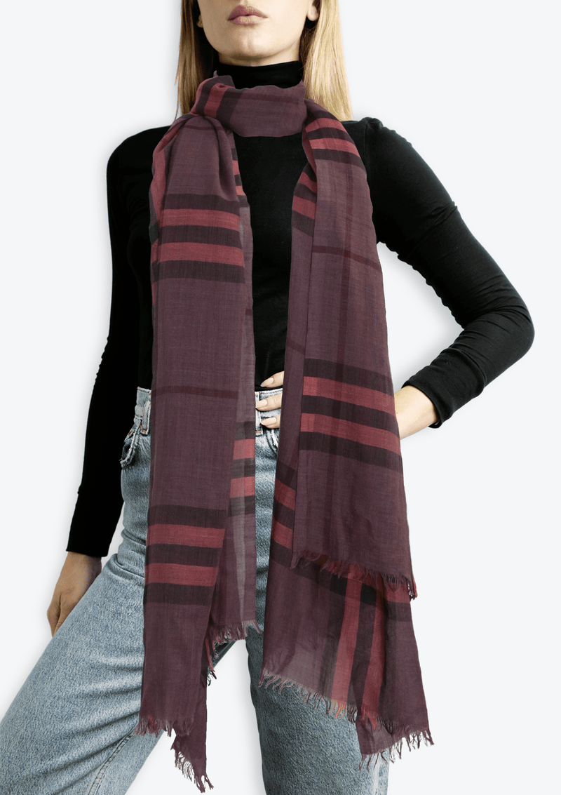 Burberry house check store scarf