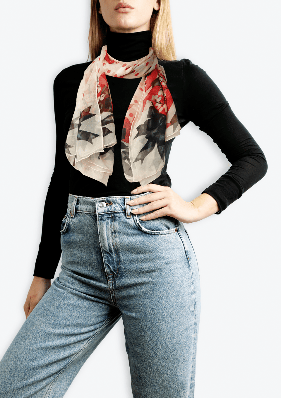 VINTAGE CHIFFON SCARF