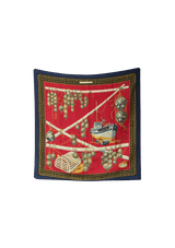 "LES RAISINS DE LA MER" SILK SCARF