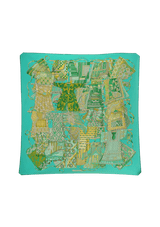 VOYAGE EN ÉTTOFES SILK PLISSÉE SCARF
