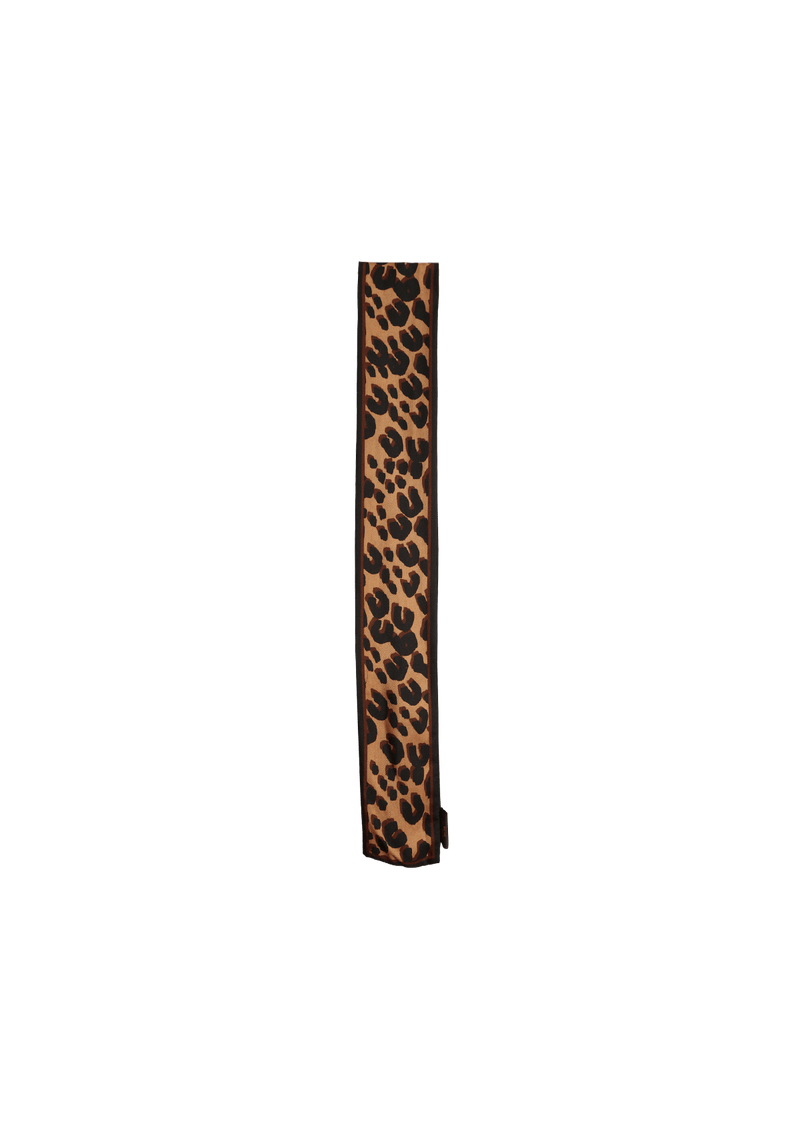 LEOPARD GRAFFITI SILK SCARF