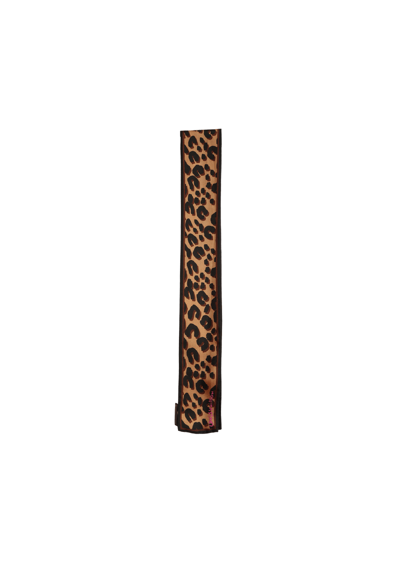 LEOPARD GRAFFITI SILK SCARF