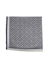 MONOGRAM DENIM SCARF