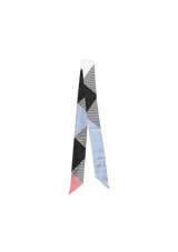 DOUBLE MEGA CHECK SILK SKINNY