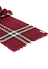 LIGHTWEIGHT CHECK WOOL SILK SCARF