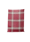 LIGHTWEIGHT CHECK WOOL SILK SCARF