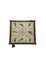SILK BIRDS PRINT SCARF