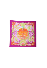 ALOHA PRINT SILK SCARF