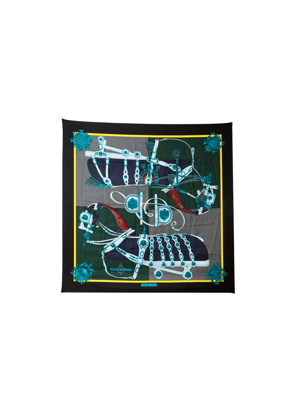HARNAIS DE COUR SILK SCARF