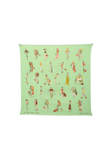 LE PARISIENNES DE KIRAZ SILK SCARF