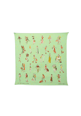 LE PARISIENNES DE KIRAZ SILK SCARF