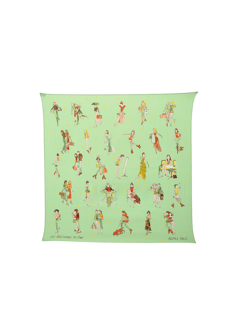 LE PARISIENNES DE KIRAZ SILK SCARF