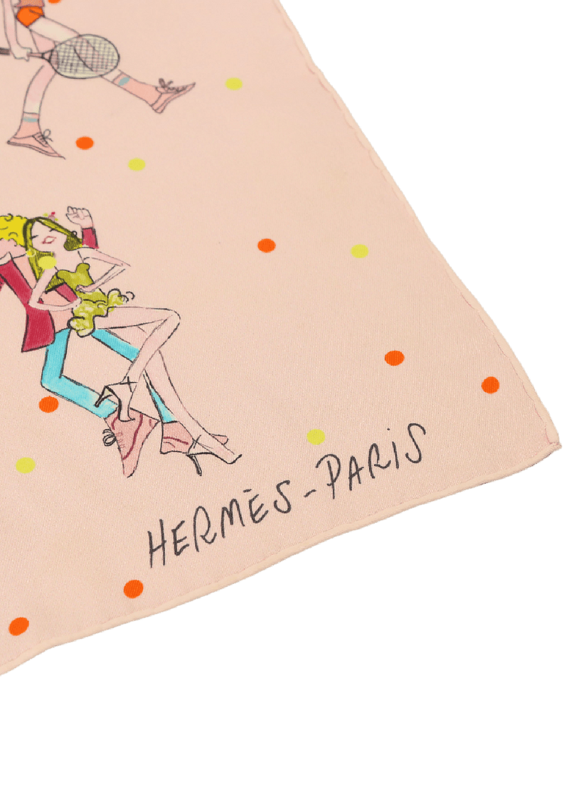 LES PARISIENNES DE KIRAZ SILK SCARF