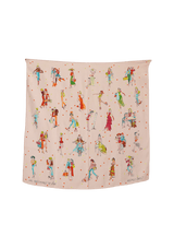 LES PARISIENNES DE KIRAZ SILK SCARF