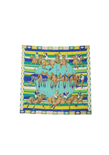 LES PONEYS DE POLO SILK SCARF