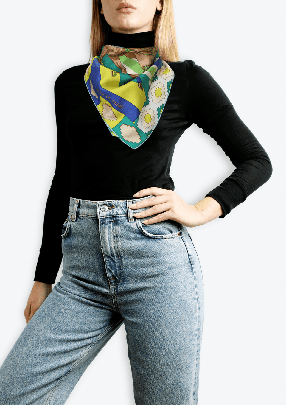 Lenço Hermès Les Poneys De Polo Silk Scarf Verde Original – Gringa