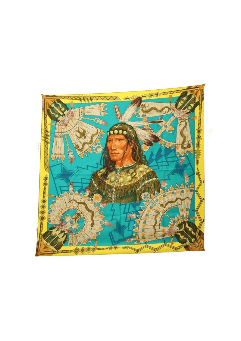 COSMOGONIE APACHE SILK SCARF