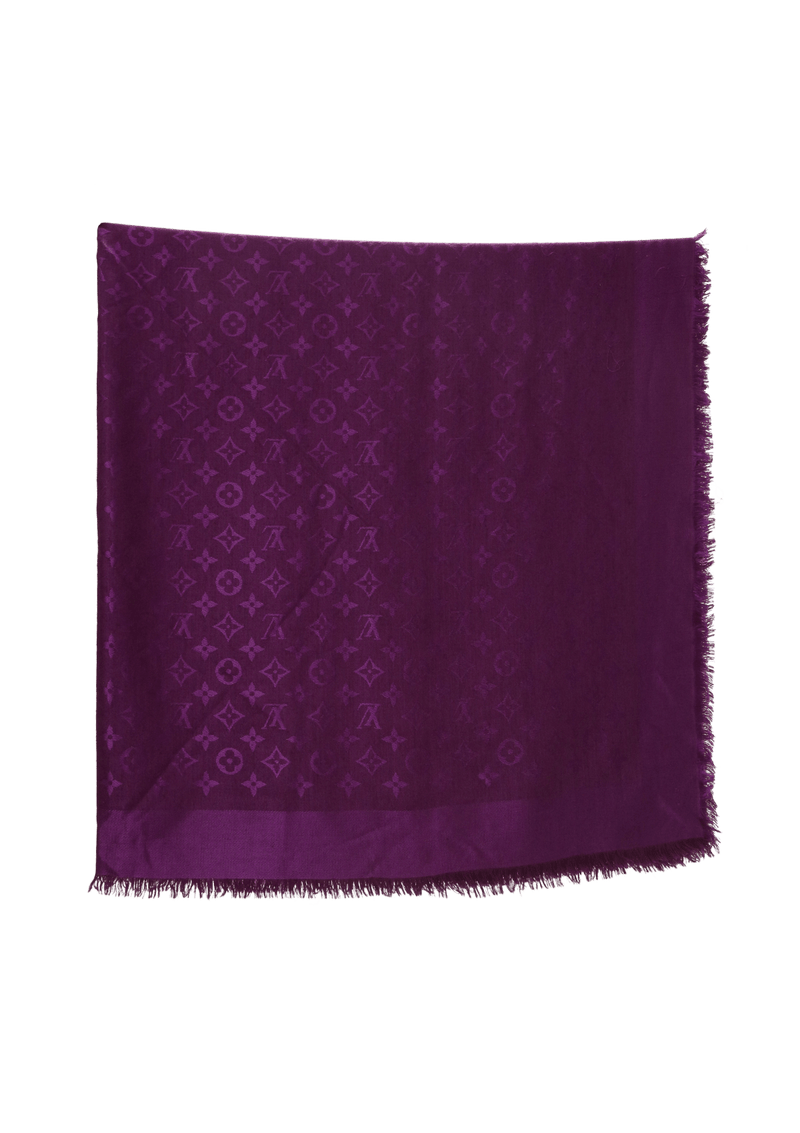 MONOGRAM SHAWL SCARF